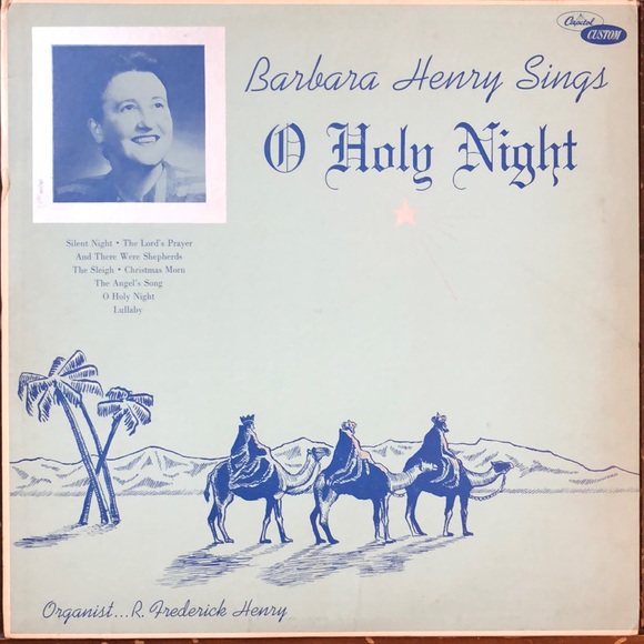 Barbara Henry Sings O Holy Night Vinyl Lp - Picture 1 of 7